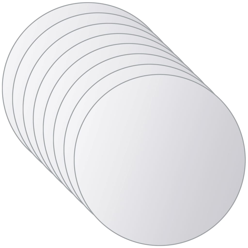 Spiegeltegels Rond Glas