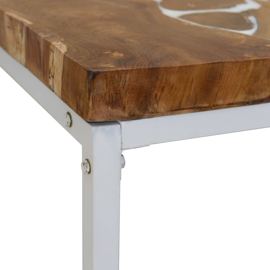 Salontafel 110X60X40 Cm Teakhout En Hars