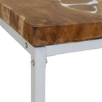 Salontafel 110X60X40 Cm Teakhout En Hars