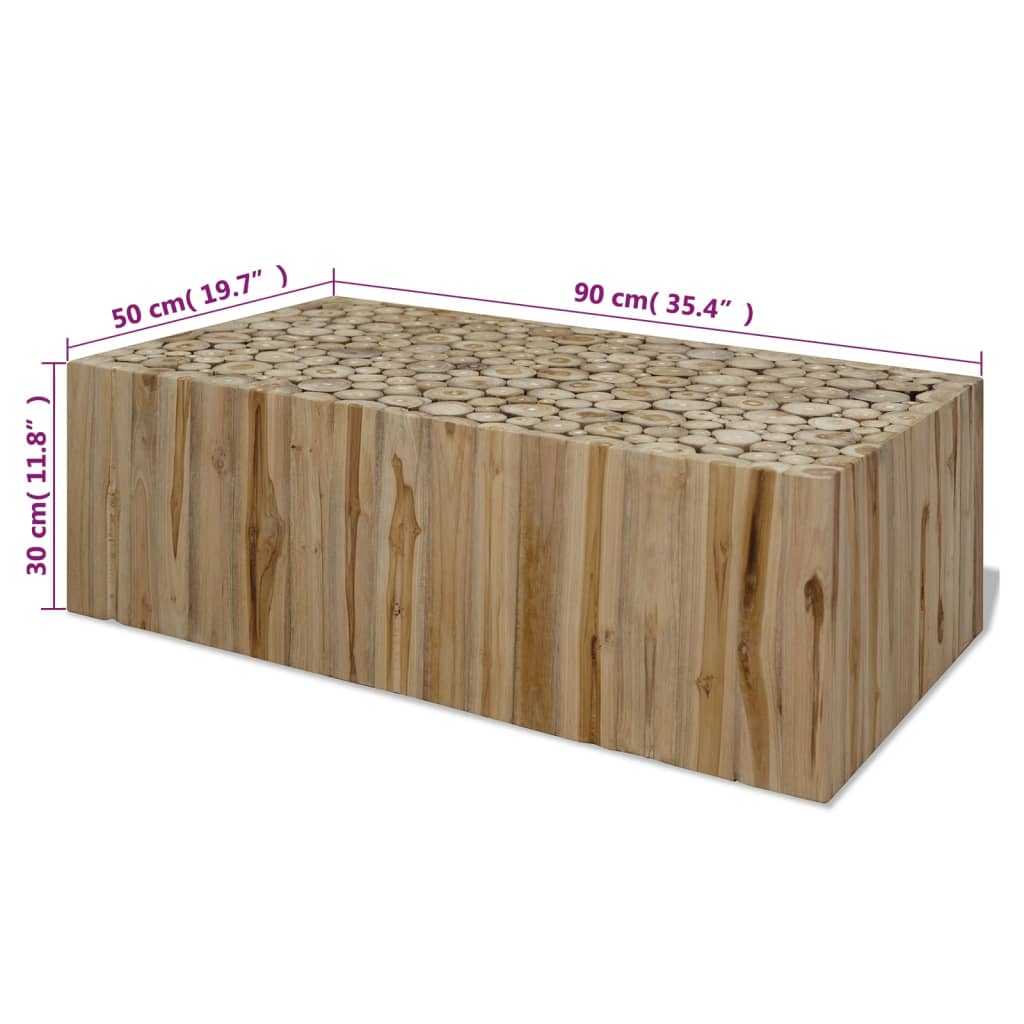 Salontafel Echt Teakhout