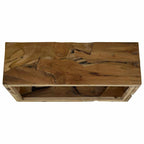 Salontafel 90X50X30 Cm Echt Teakhout Bruin