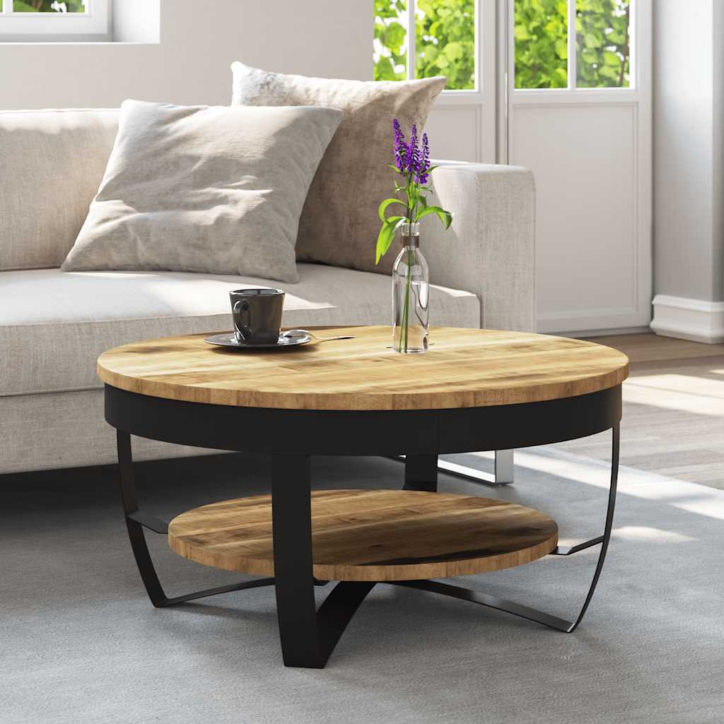 Salontafel Massief Ruw Mangohout