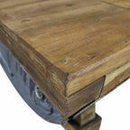 Salontafel 90X50X35 Cm Gemengd Gerecycled Hout Grijs