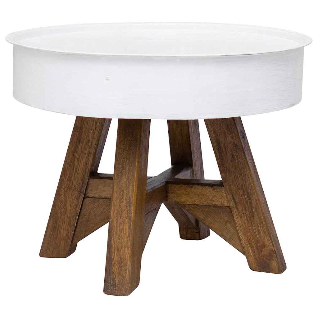 Salontafel 60X45 Cm Massief Gerecycled Hout