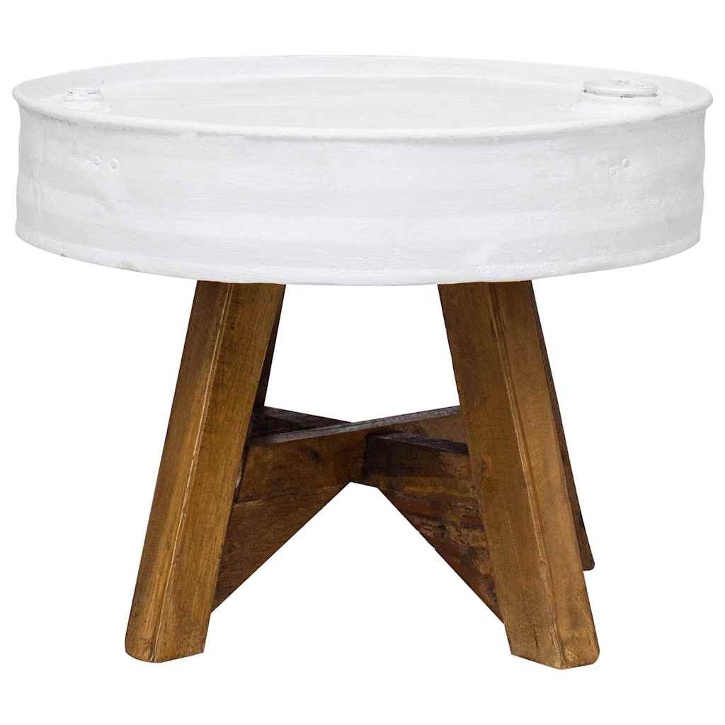 Salontafel 60X45 Cm Massief Gerecycled Hout