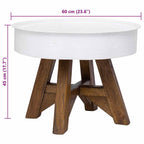 Salontafel 60X45 Cm Massief Gerecycled Hout