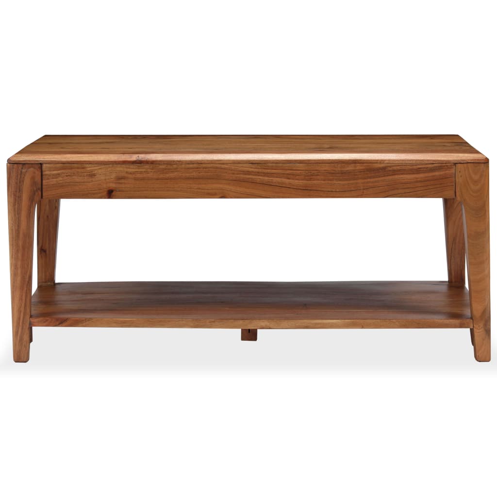 Salontafel 88X50X38 Cm Massief Hout