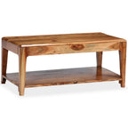 Salontafel 88X50X38 Cm Massief Hout