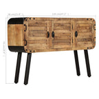 Dressoir 120X30X76 Cm Massief Mangohout