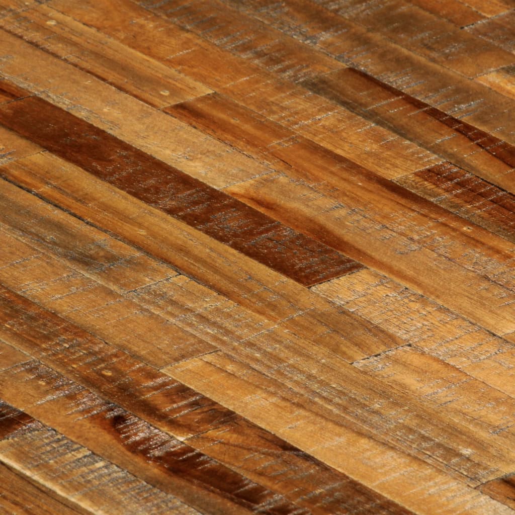 Eettafel 180X90X76 Cm Gerecycled Teakhout En Staal