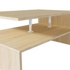 Salontafel 90X59X42 Cm Bewerkt Hout Kleurig