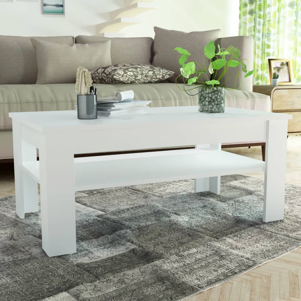 Salontafel 110X65X48 Cm Bewerkt Hout Kleur