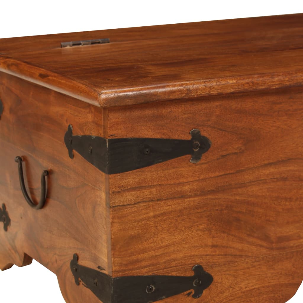 Salontafel Massief Acaciahout Met Honingafwerking