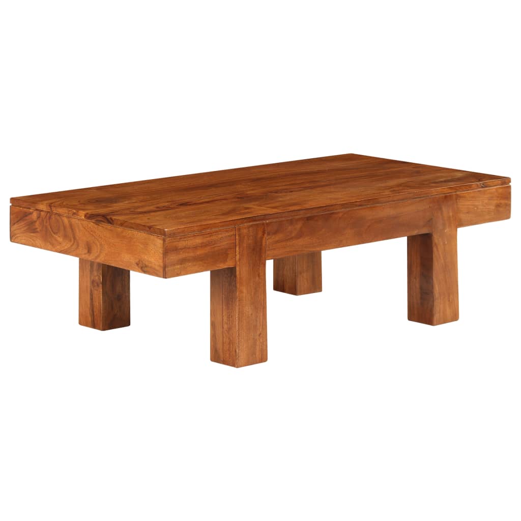 Salontafel 100X50X30 Cm Massief Acaciahout Met Honingafwerking