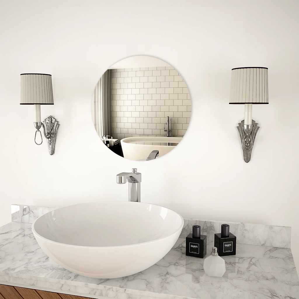 Wandspiegel Rond 50 Cm Glas