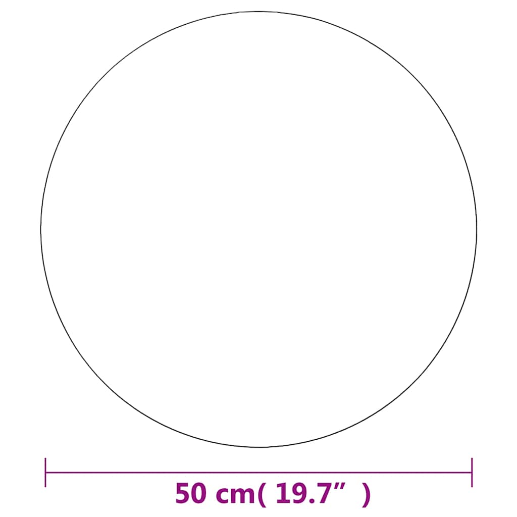 Wandspiegel Rond 50 Cm Glas