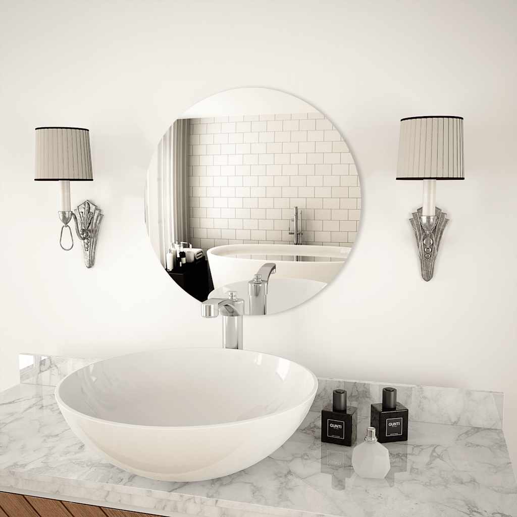 Wandspiegel Rond 50 Cm Glas