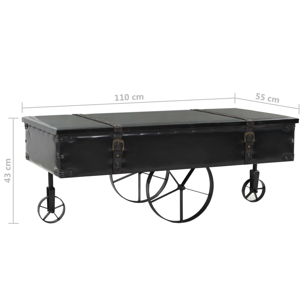 Salontafel 110X55X43 Cm Mdf En Vurenhout