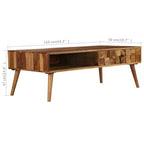 Salontafel 110X50X37 Cm Acaciahout Met Honing Afwerking