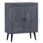 Dressoir 60X30X76 Cm Massief Mangohout