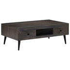 Salontafel 100X60X35 Cm Massief Mangohout