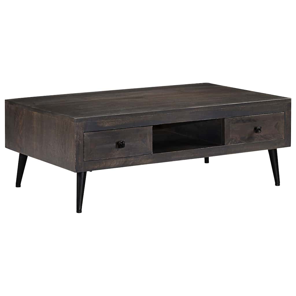 Salontafel 100X60X35 Cm Massief Mangohout