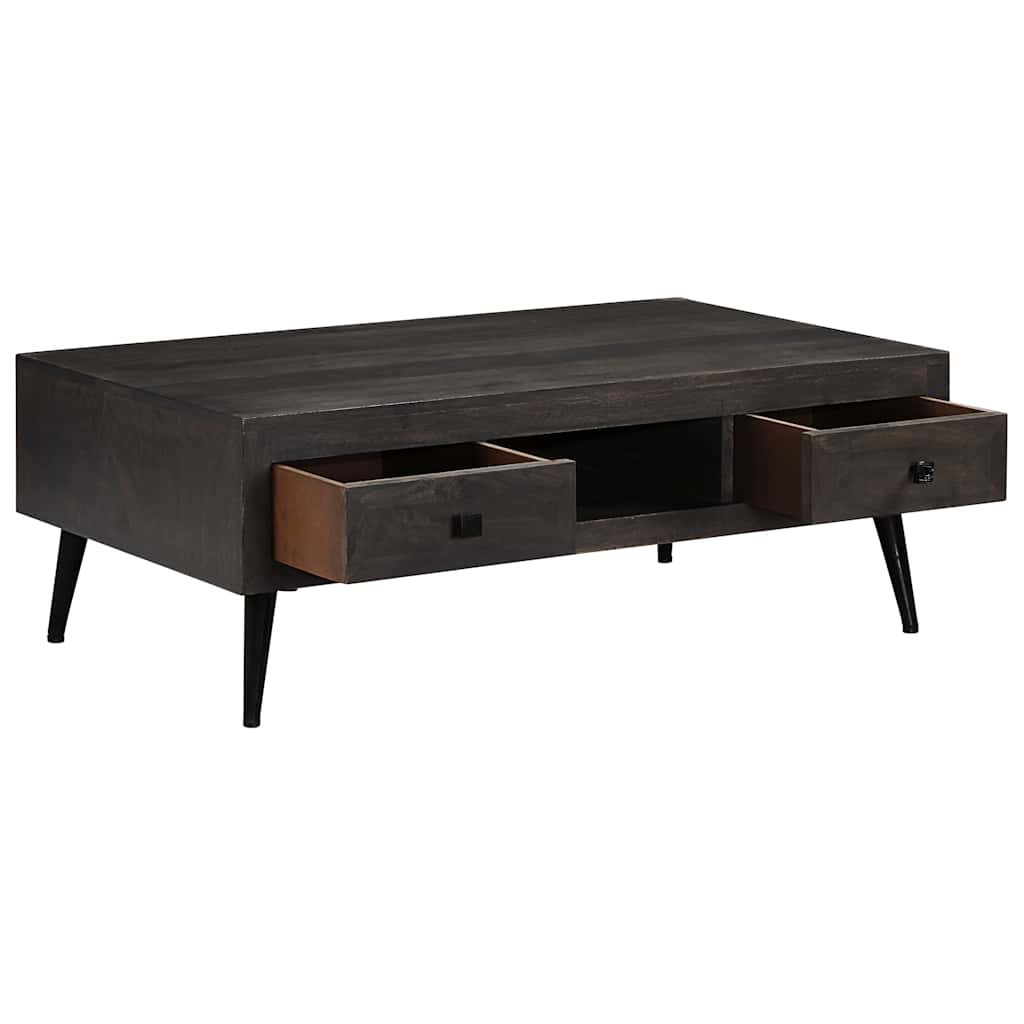 Salontafel 100X60X35 Cm Massief Mangohout