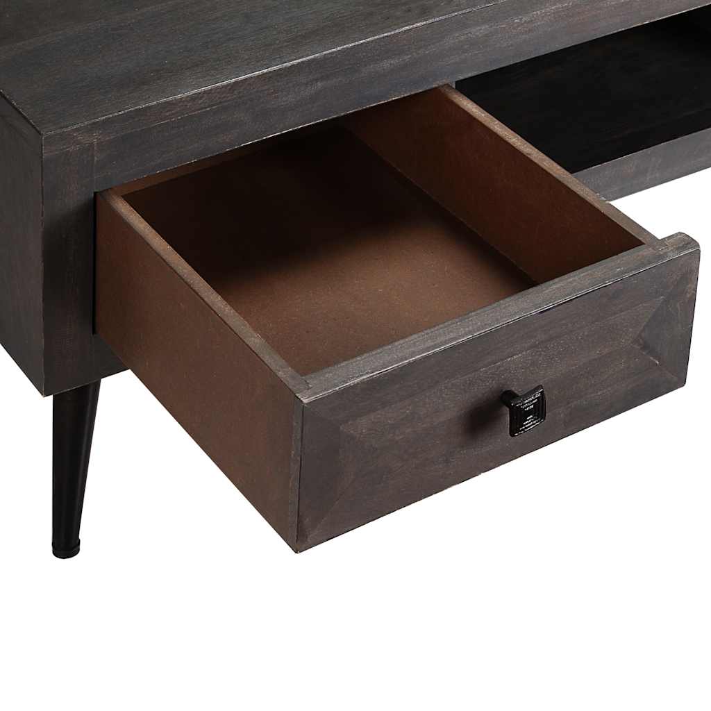 Salontafel 100X60X35 Cm Massief Mangohout