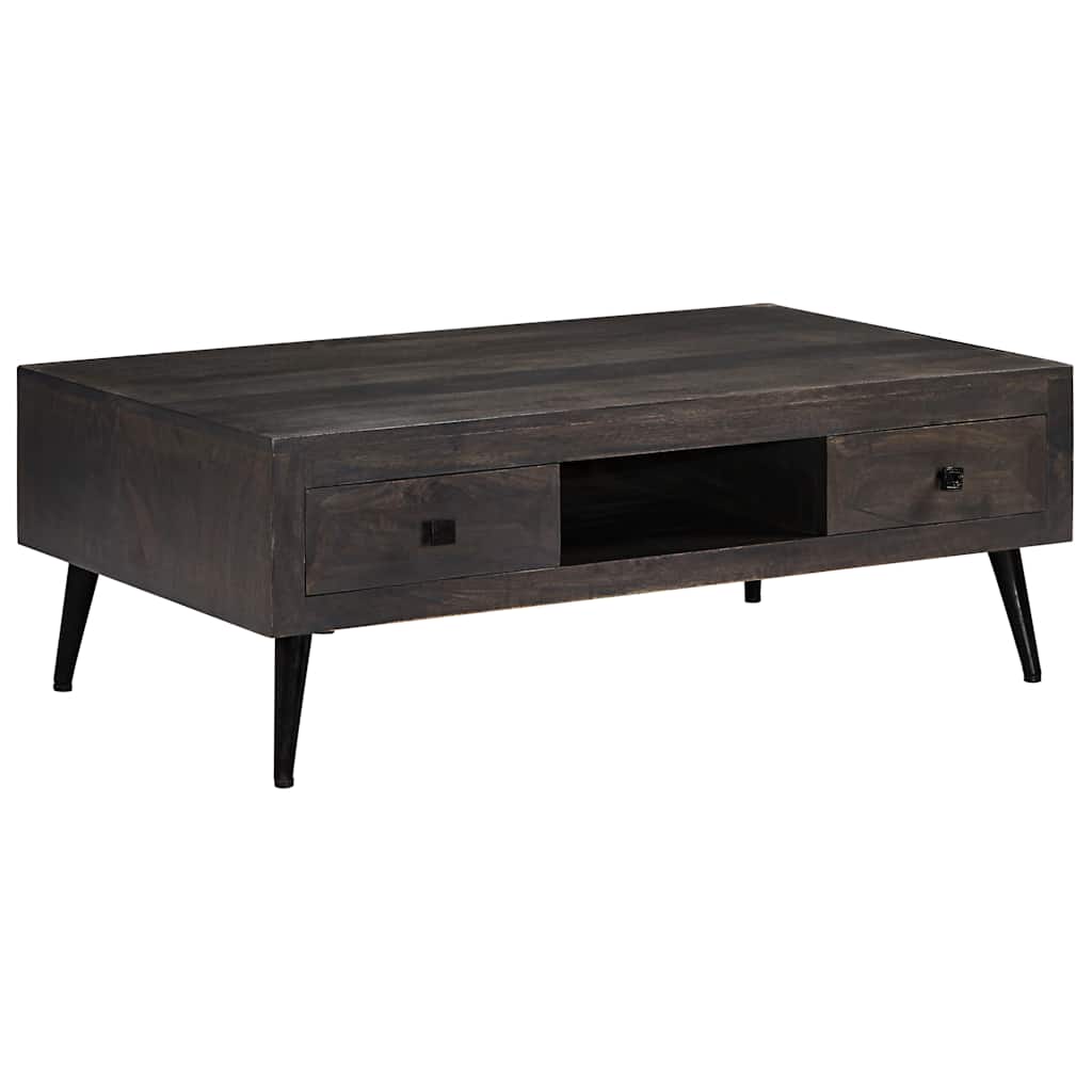 Salontafel 100X60X35 Cm Massief Mangohout