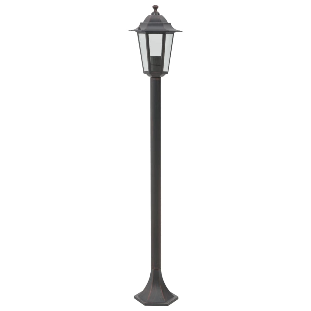 Paalverlichting Voor Tuin E27 110 Cm Aluminium 6 St