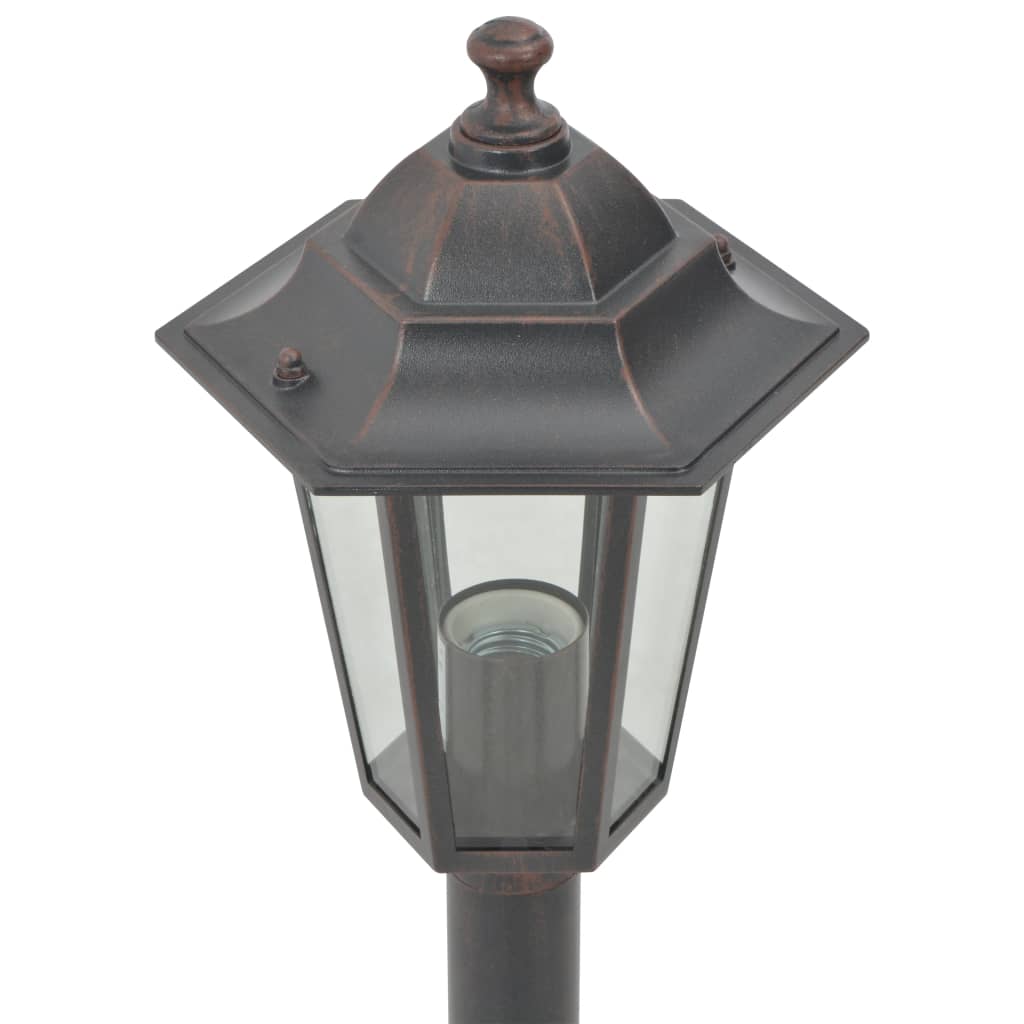 Paalverlichting Voor Tuin E27 110 Cm Aluminium 6 St