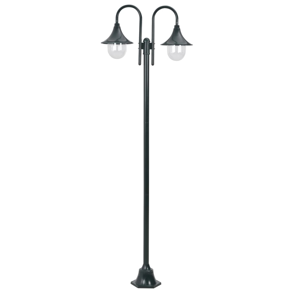 Paalverlichting Tuin E27 220 Cm Aluminium 2-Delig