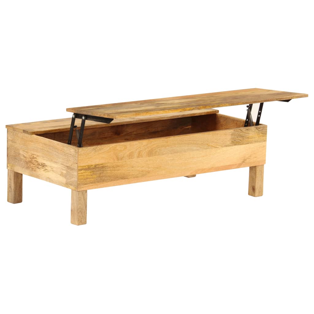 Salontafel 110X55X35 Cm Massief Mangohout