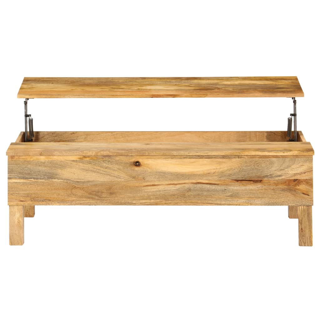 Salontafel 110X55X35 Cm Massief Mangohout