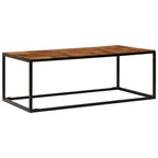 Salontafel 110X60X40 Cm Massief Acaciahout En Staal