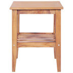 Salontafel Vierkant 40X40X50 Cm Massief Teakhout