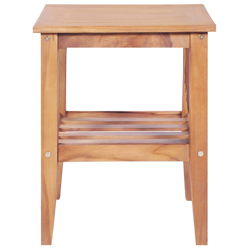 Salontafel Vierkant 40X40X50 Cm Massief Teakhout