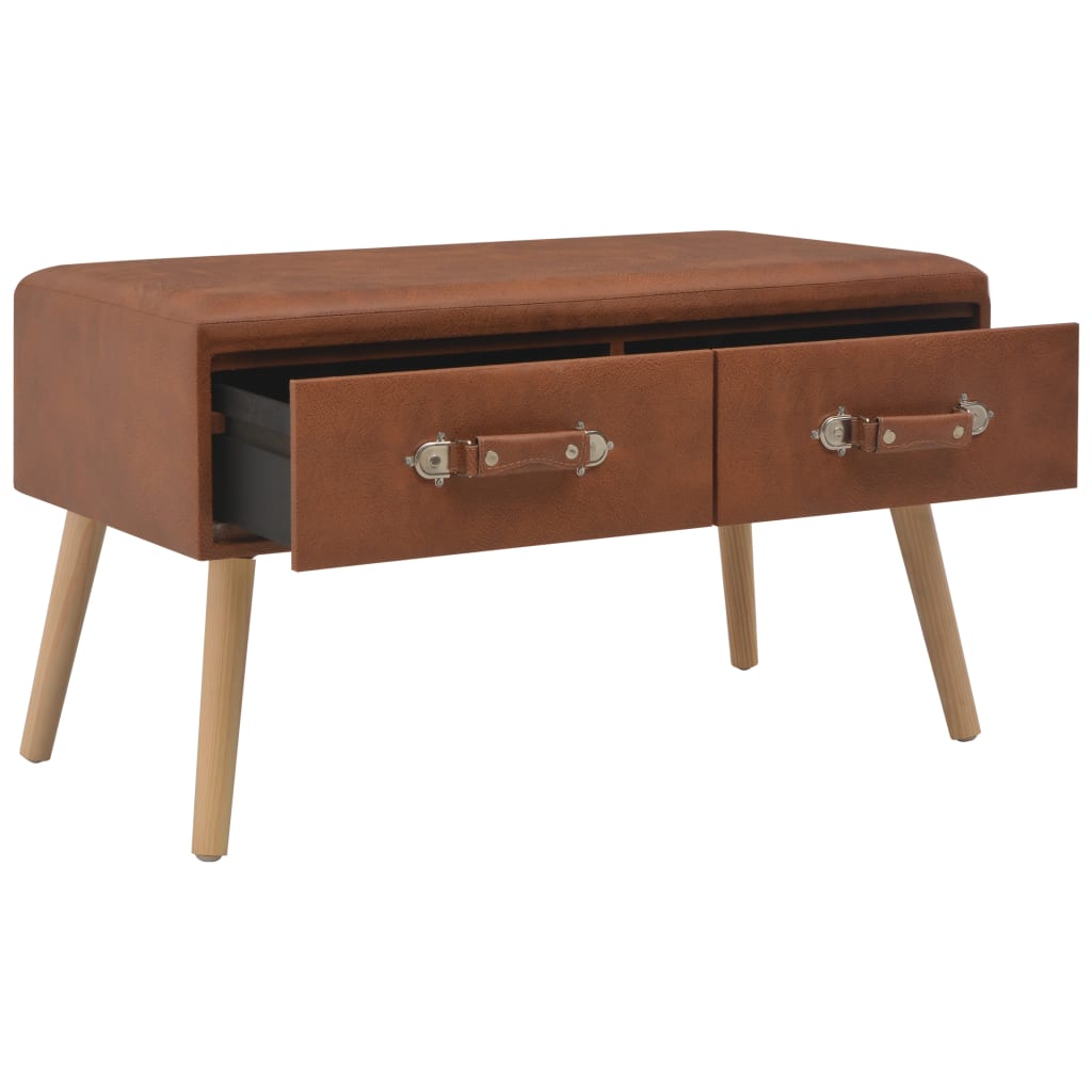 Salontafel 80X40X46 Cm Kunstleer