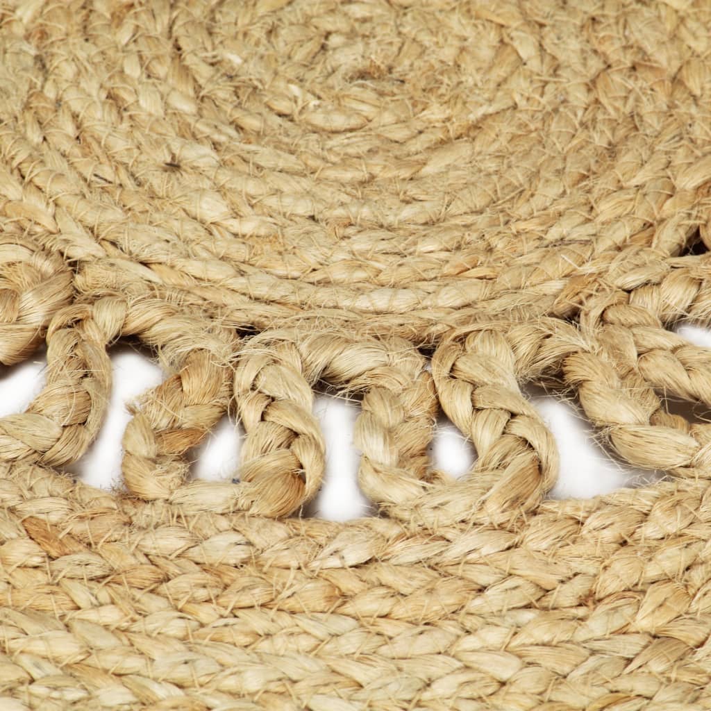 Vloerkleed Handgemaakt Gevlochten Jute