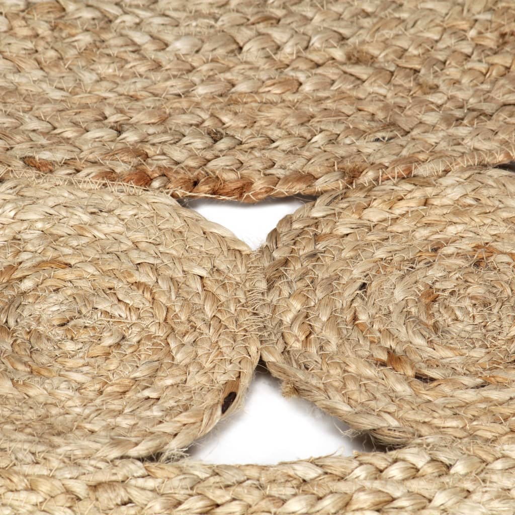 Vloerkleed Handgemaakt Gevlochten Jute