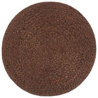 Poef Handgemaakt 40X45 Cm Jute Bruin