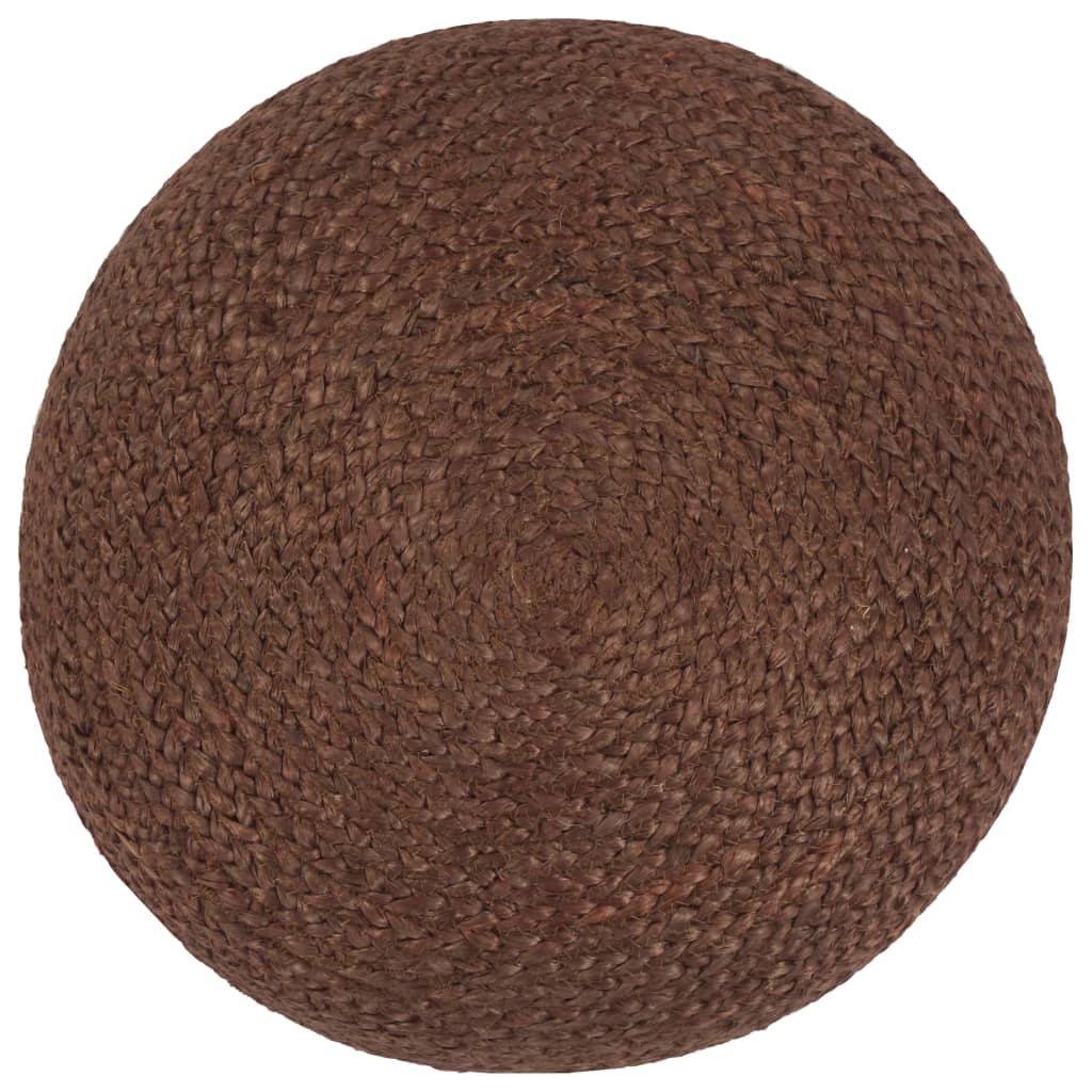 Poef Handgemaakt 40X45 Cm Jute Bruin
