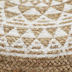 Poef Handgemaakt 45X30 Cm Jute