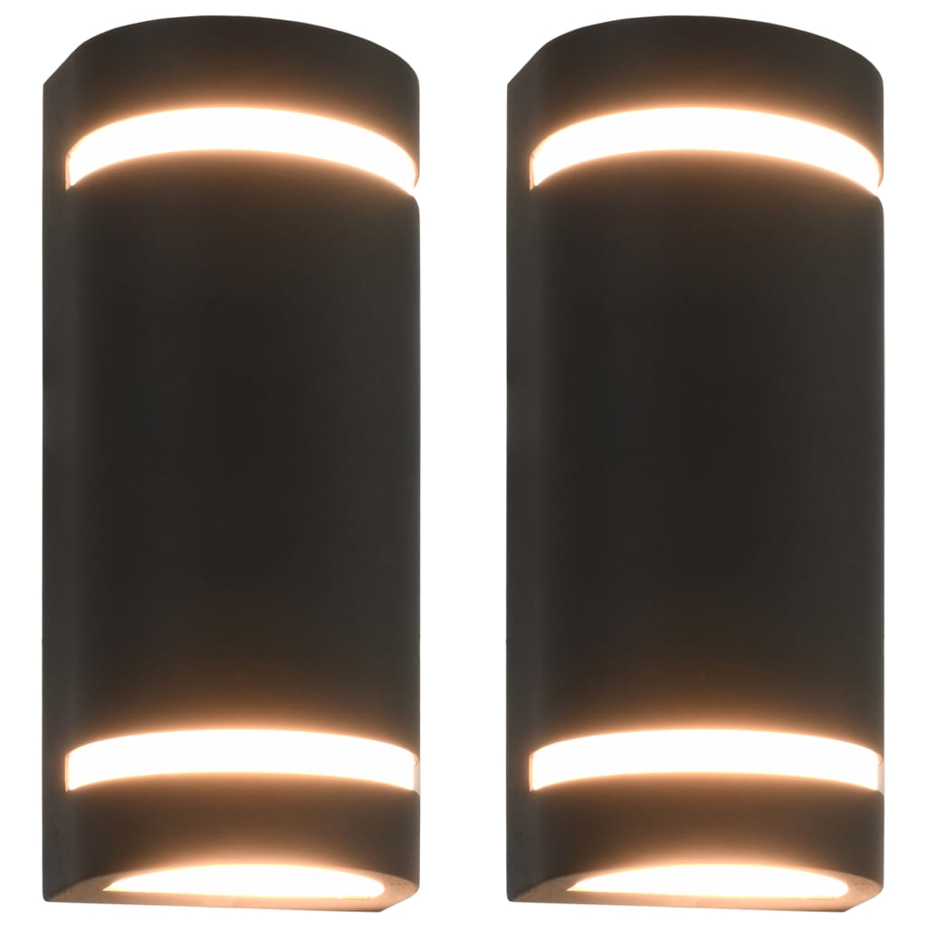 Buitenwandlamp Gegoten Aluminium Zwart