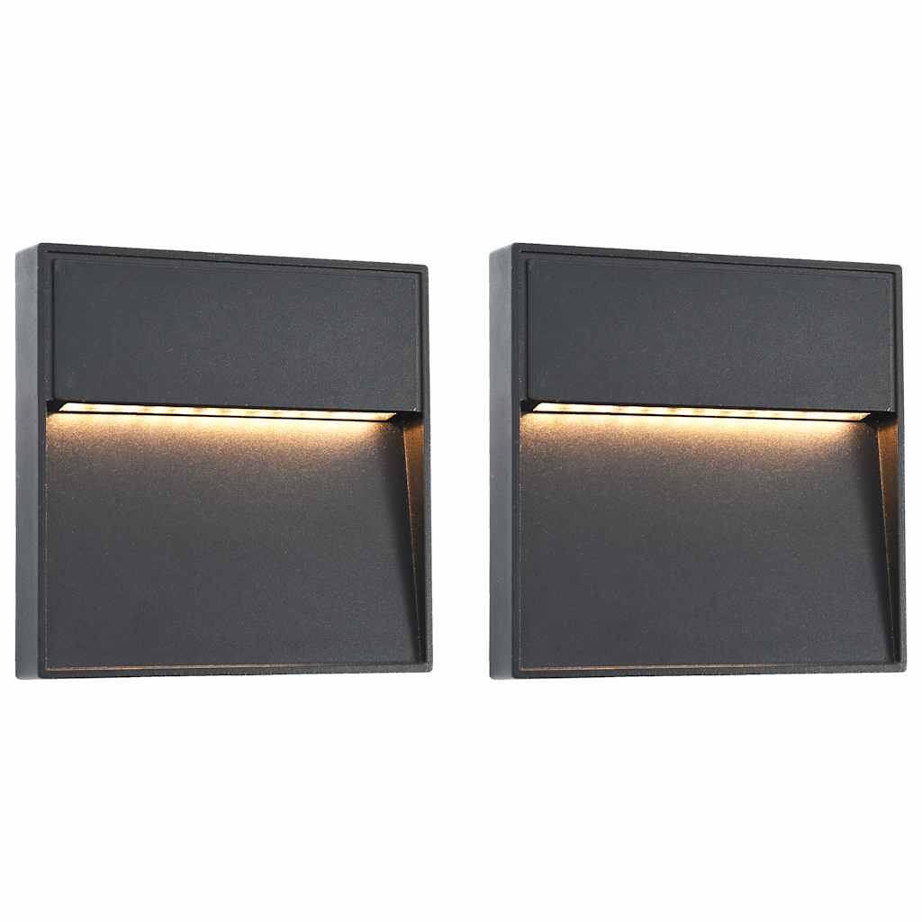 Buitenwandlamp Led Gegoten Aluminium Zwart