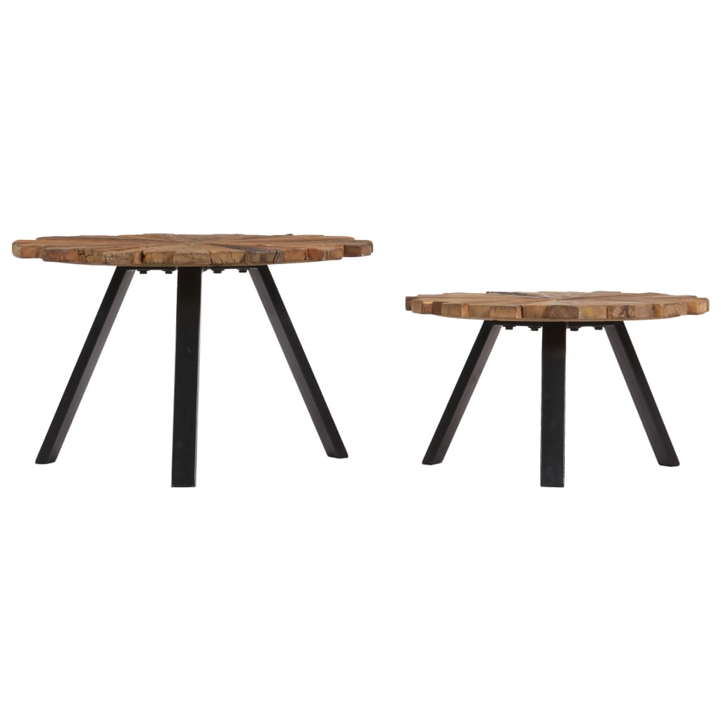 Salontafels 2 St Massief Gerecycled Hout