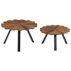 Salontafels 2 St Massief Gerecycled Hout