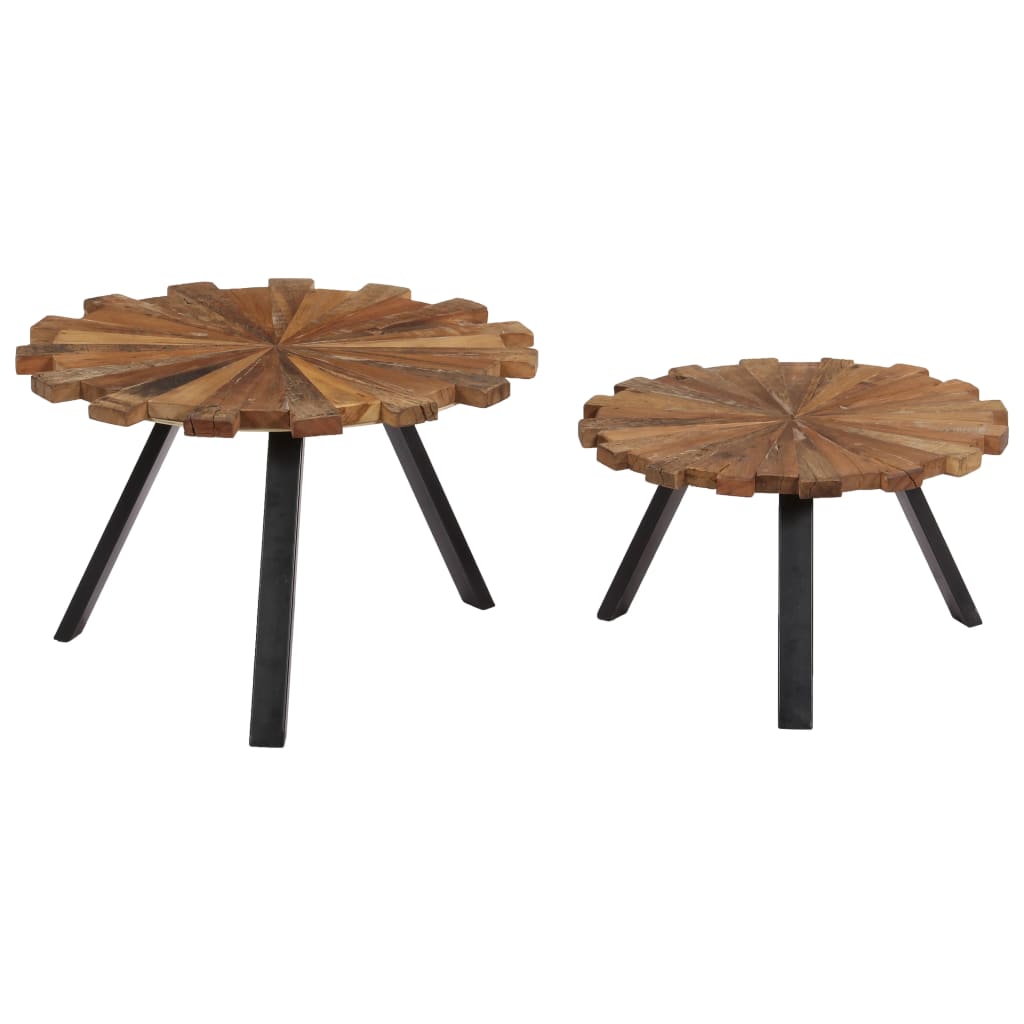 Salontafels 2 St Massief Gerecycled Hout