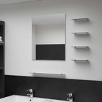 Wandspiegel Met 5 Schappen 50X60 Cm Zilverkleurig