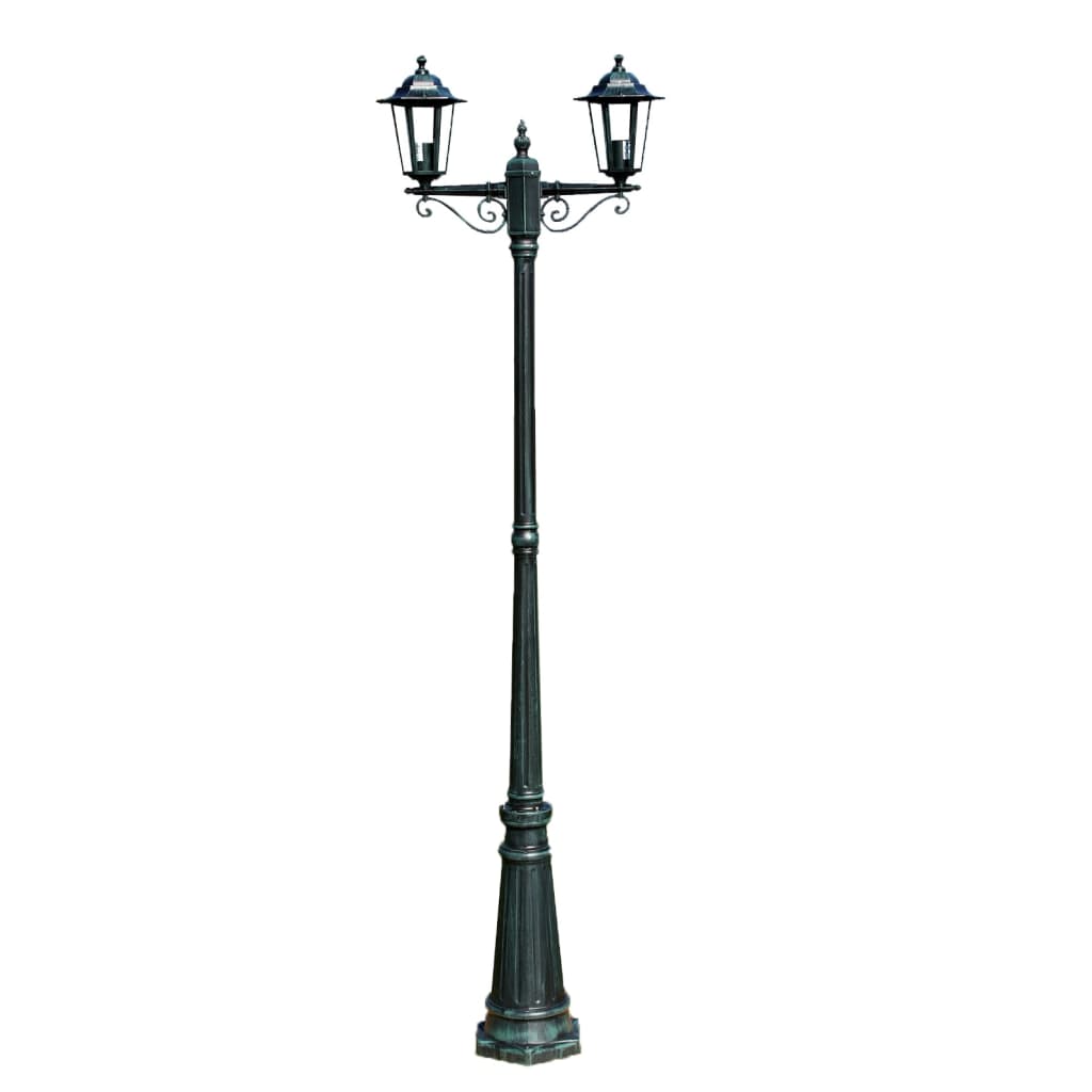 Tuinlantaarn Preston 2-Arms 215 Cm Donkergroen
